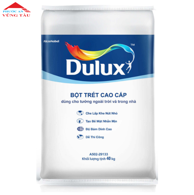 Bột trét dulux 2 in 1 40kg/bao