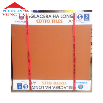 Gốm Hạ Long 40x40 đỏ mịn