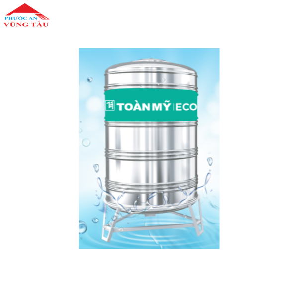 Bồn nước inox 304 Toàn Mỹ ECo 1000L đứng