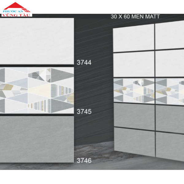 Gạch Tasa 30x60 3744 - 3745 - 3745