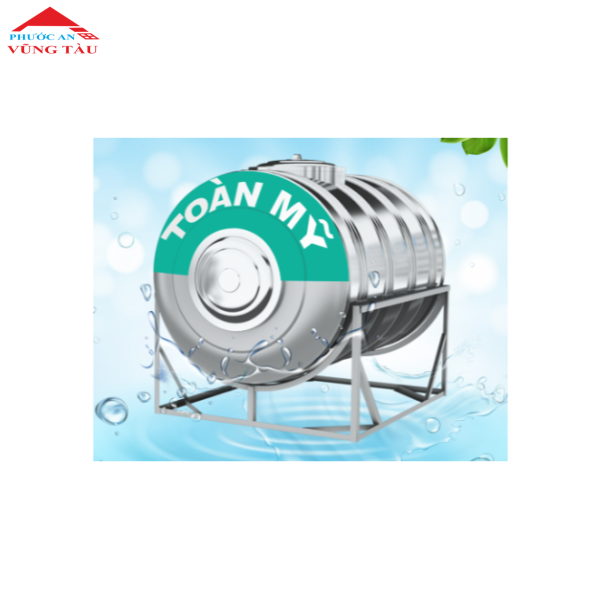 Bồn nước inox 304 Toàn Mỹ ECo 1000L nằm