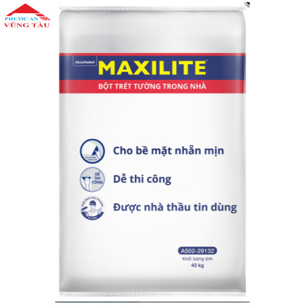 Bột trét Maxilite trong nhà
